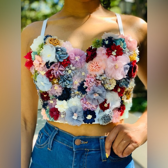 Floral Bustier - Picture 1 of 5